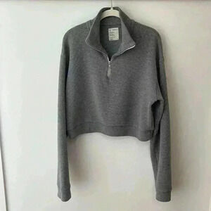 For Days Women’s Zip Up Collar Sweater Size M